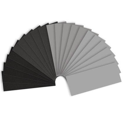 Sandpaper Assortment, Wet Dry Sand Paper 9 x 3.6 Inch