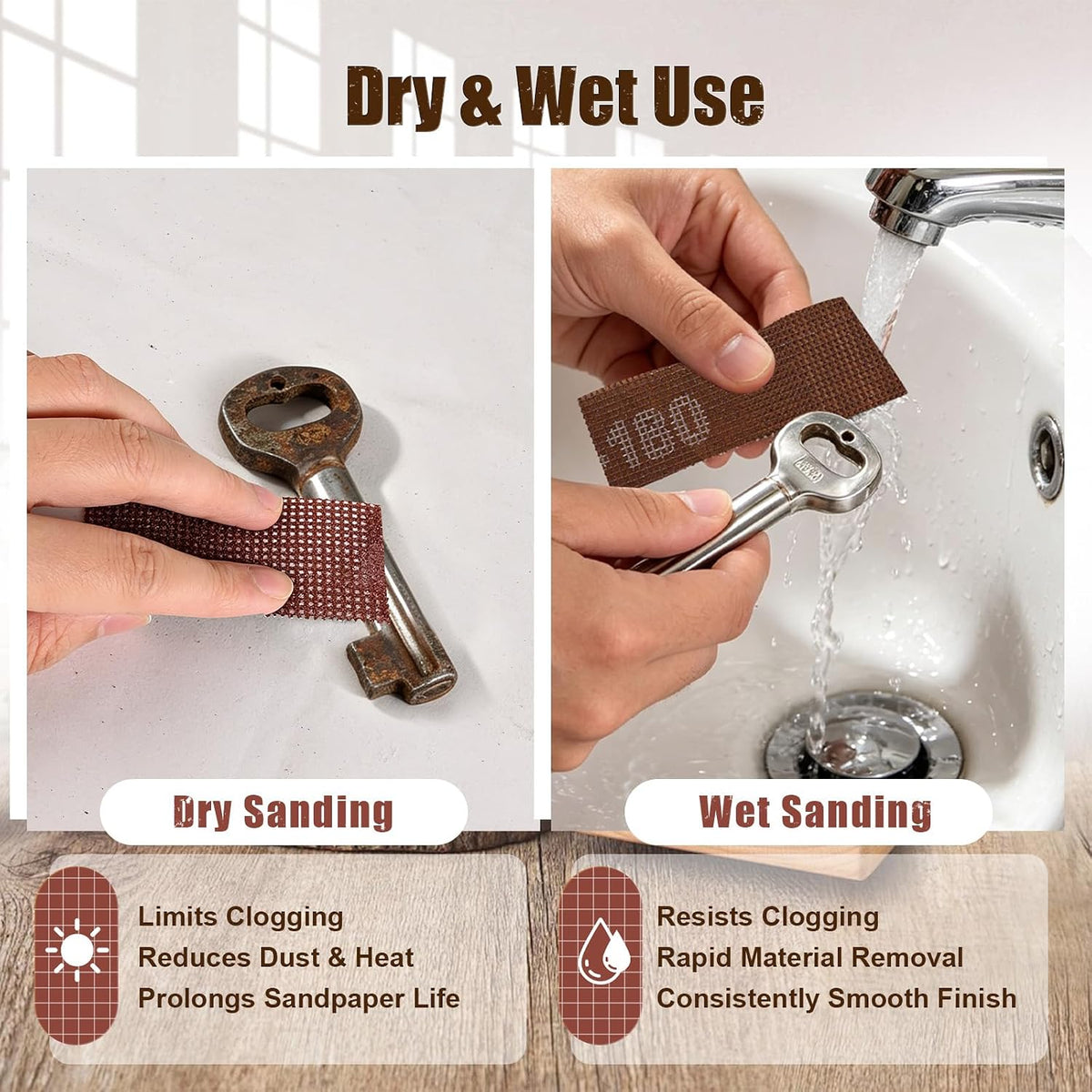 180 Grit Emery Cloth Roll for Copper Pipe Sanding 1-1/2 Inch