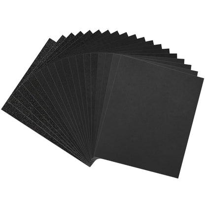 Sandpaper Assortment, Wet Dry Sand Paper 9 x 3.6 Inch