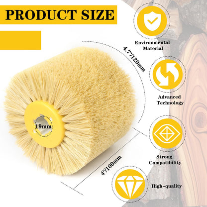 Shinboc 4.7 x 4 Inch Surface Conditioning Tool, 60 Grit Nylon Drawing Wheel