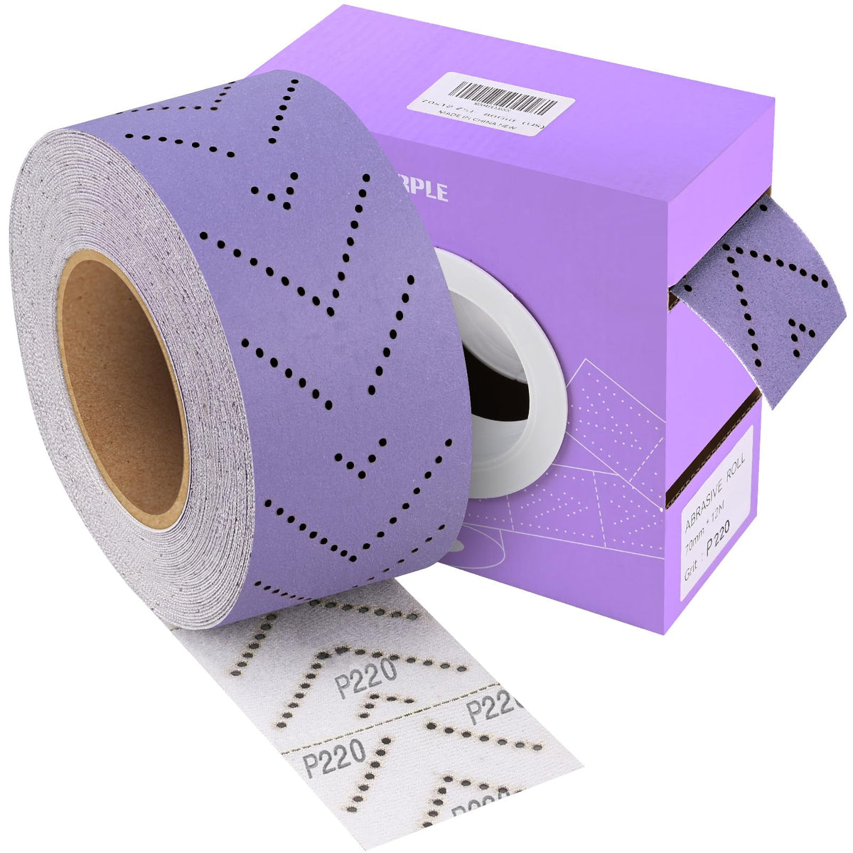 Purple Ceramic Sandpaper Roll 80 Grit 2-3/4" x 13 Yard