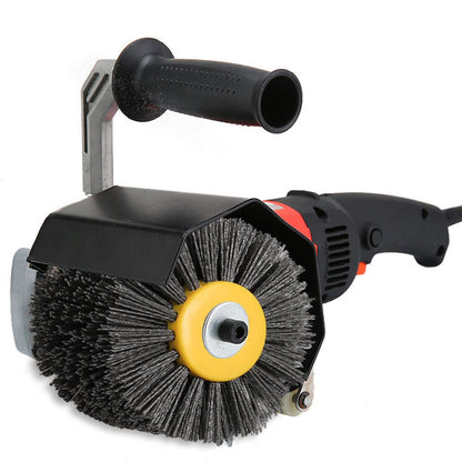 Shinboc 4.7 x 4 Inch Surface Conditioning Tool, 60 Grit Nylon Drawing Wheel