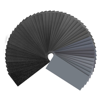 Sandpaper Assortment, Wet Dry Sand Paper 9 x 3.6 Inch