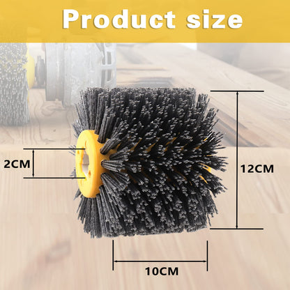 Shinboc 4.7 x 4 Inch Surface Conditioning Tool, 60 Grit Nylon Drawing Wheel
