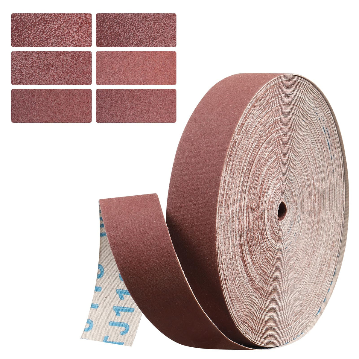 Emery Cloth Roll, 1 Inch x 20 Feet Heavy Duty Sandpaper, 6 Rolls