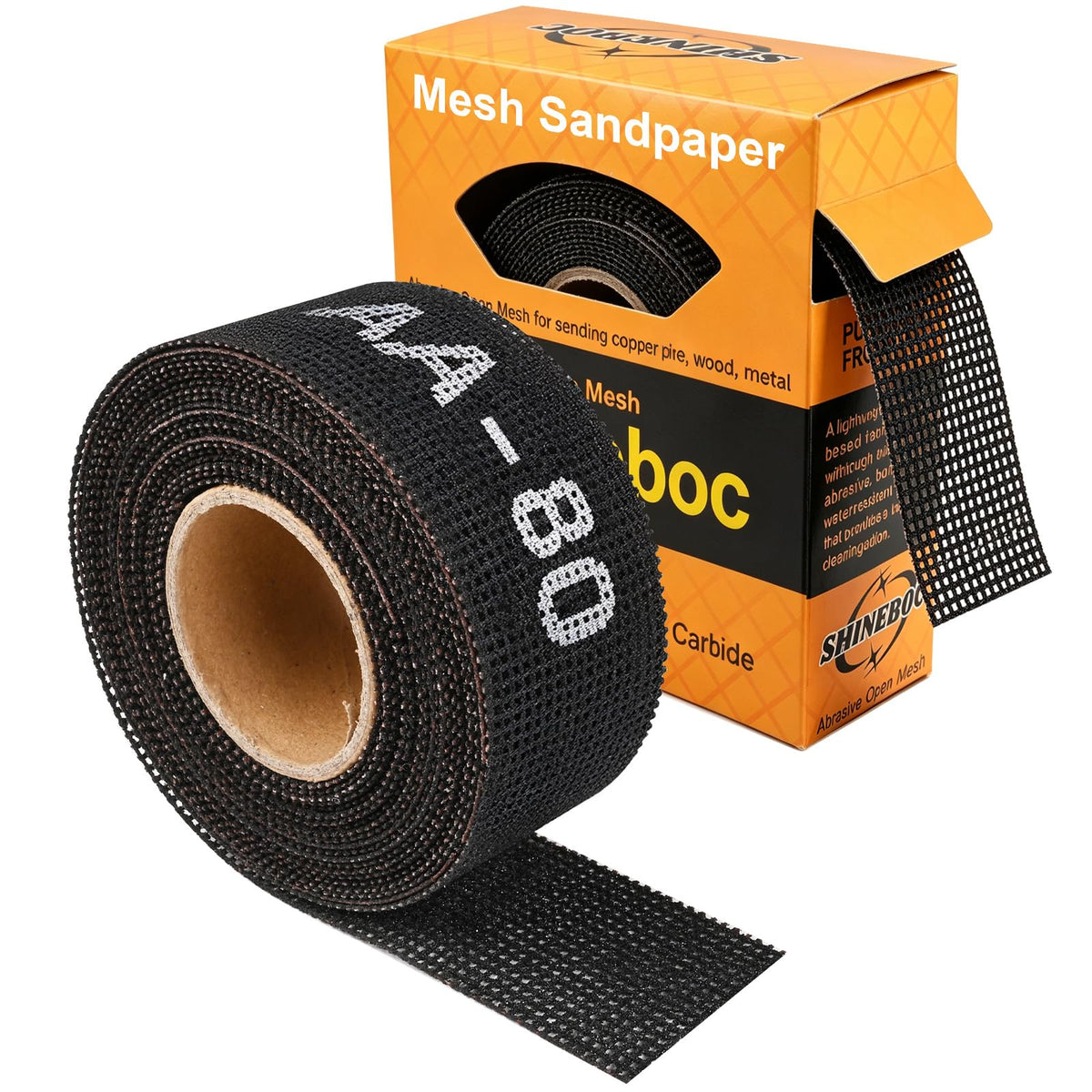 180 Grit Emery Cloth Roll for Copper Pipe Sanding 1-1/2 Inch