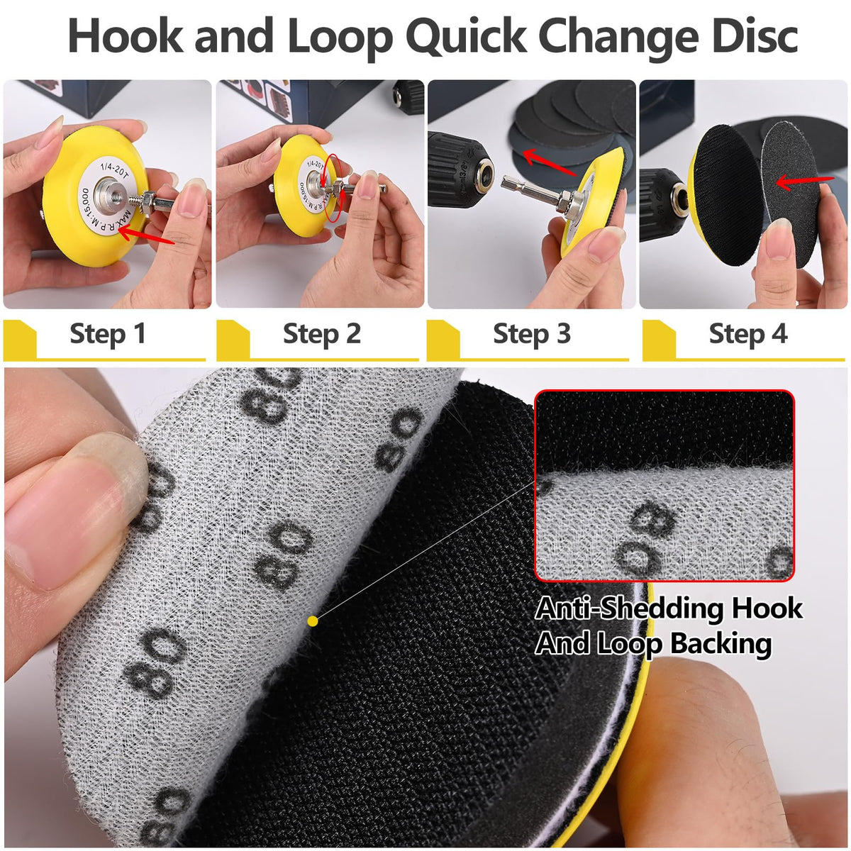 193 Pcs 3 Inch Sanding Discs, Headlight Restoration Polishing Kit