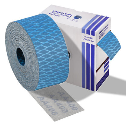 5 Pack Hook and Loop Longboard Sandpaper Rolls, 2-3/4" x 5 Yards