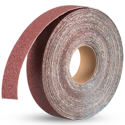 Emery Cloth Roll, 1 Inch x 20 Feet Heavy Duty Sandpaper, 6 Rolls
