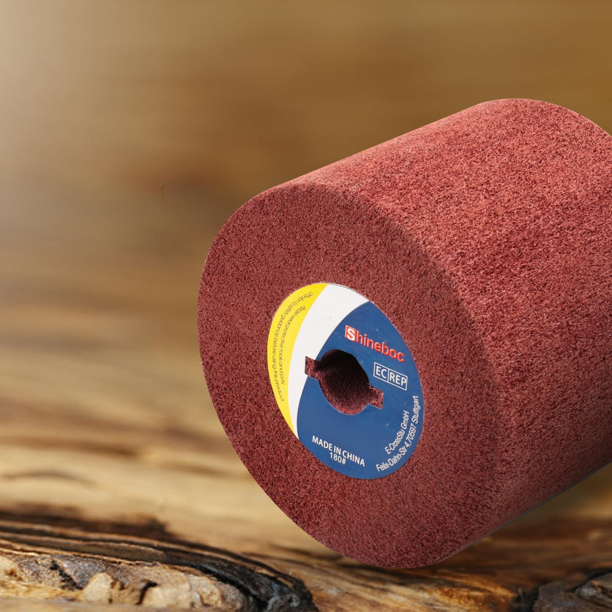 Shinboc 4.7 x 4 Inch Surface Conditioning Drum, 60 Grit Non-Woven Abrasive