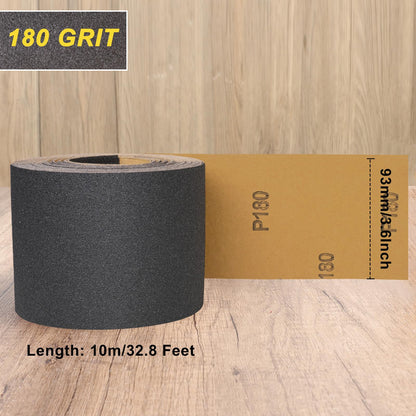 Sandpaper Roll 400 Grit, Wet Dry Sand Paper 3-2/3" Wide 11 Yard