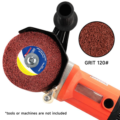 Shinboc 4.7 x 4 Inch Surface Conditioning Drum, 60 Grit Non-Woven Abrasive