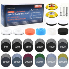 193 Pcs 3 Inch Sanding Discs, Headlight Restoration Polishing Kit
