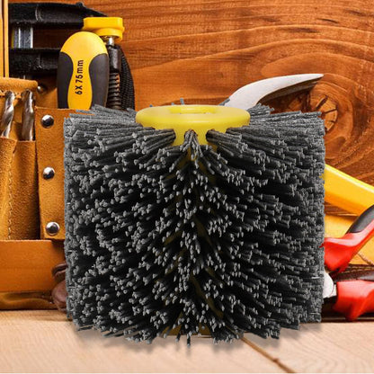 Shinboc 4.7 x 4 Inch Surface Conditioning Tool, 60 Grit Nylon Drawing Wheel