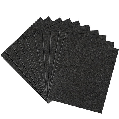 Sandpaper Assortment, Wet Dry Sand Paper 9 x 3.6 Inch