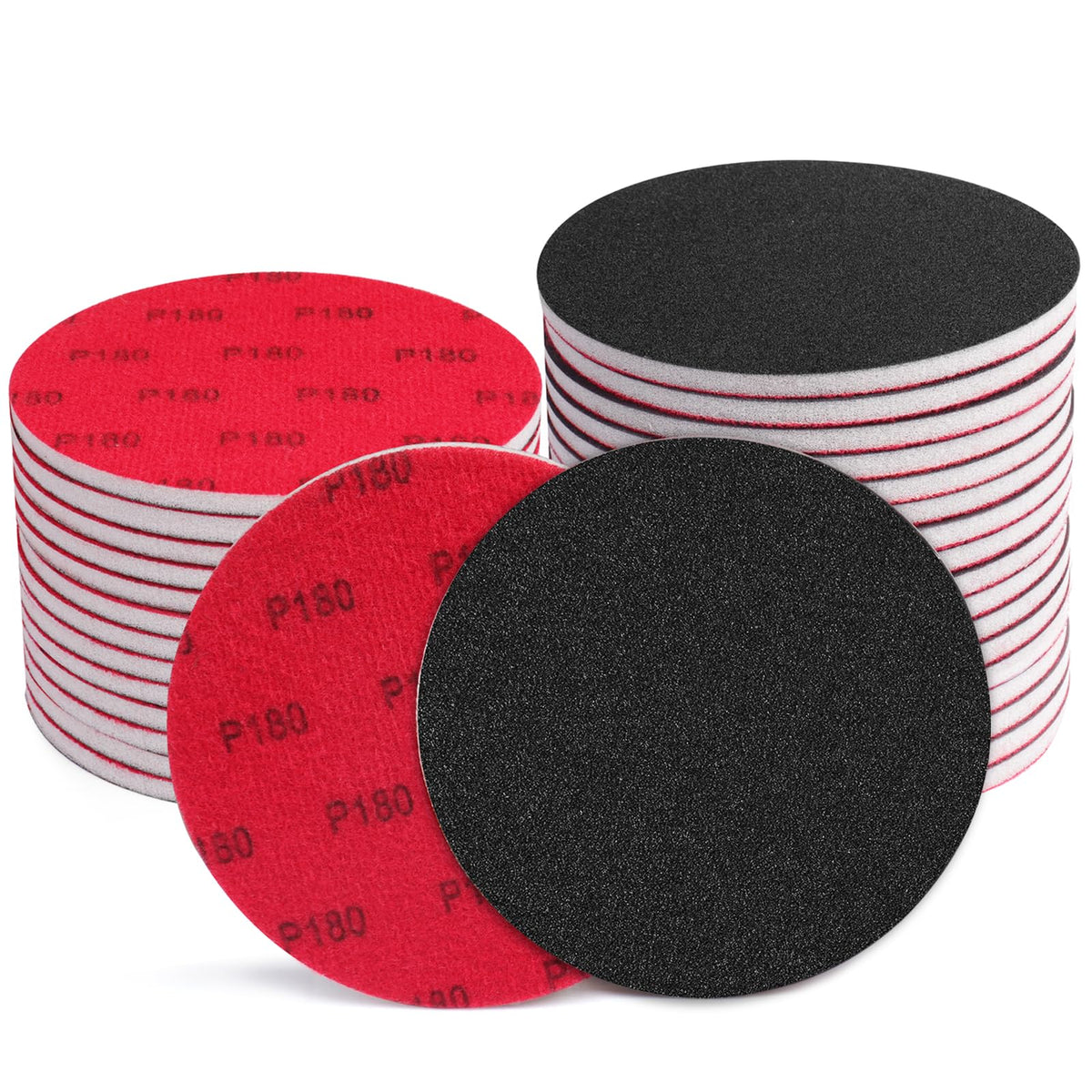 Shinboc 18 PCS 5 Inch Sanding Sponge Assortment, Bowling Ball Sanding Pads