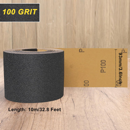 Sandpaper Roll 400 Grit, Wet Dry Sand Paper 3-2/3" Wide 11 Yard