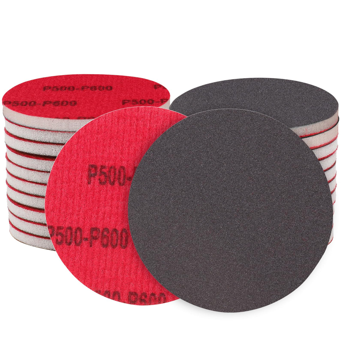 Shinboc 18 PCS 5 Inch Sanding Sponge Assortment, Bowling Ball Sanding Pads