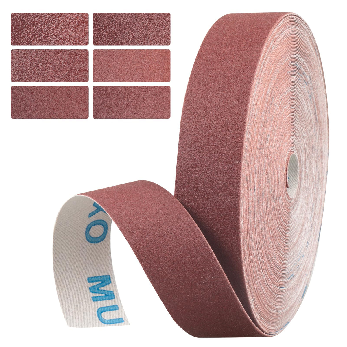 Emery Cloth Roll, 1 Inch x 20 Feet Heavy Duty Sandpaper, 6 Rolls