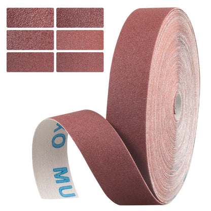 Emery Cloth Roll, 1 Inch x 20 Feet Heavy Duty Sandpaper, 6 Rolls
