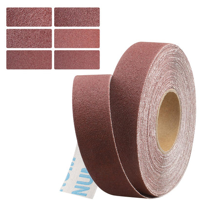 Emery Cloth Roll, 1 Inch x 20 Feet Heavy Duty Sandpaper, 6 Rolls