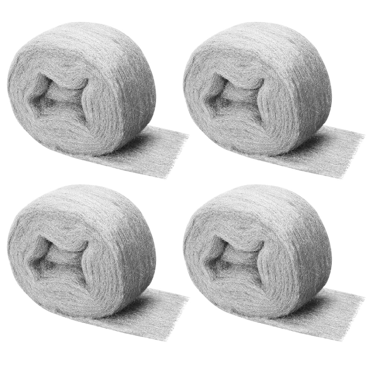 Steel Wool Mice Control, #1 Coarse, 3.1 inch x 13 ft, 4 Pack