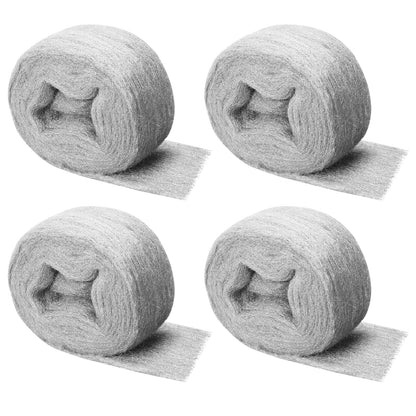 Steel Wool Mice Control, #1 Coarse, 3.1 inch x 13 ft, 4 Pack