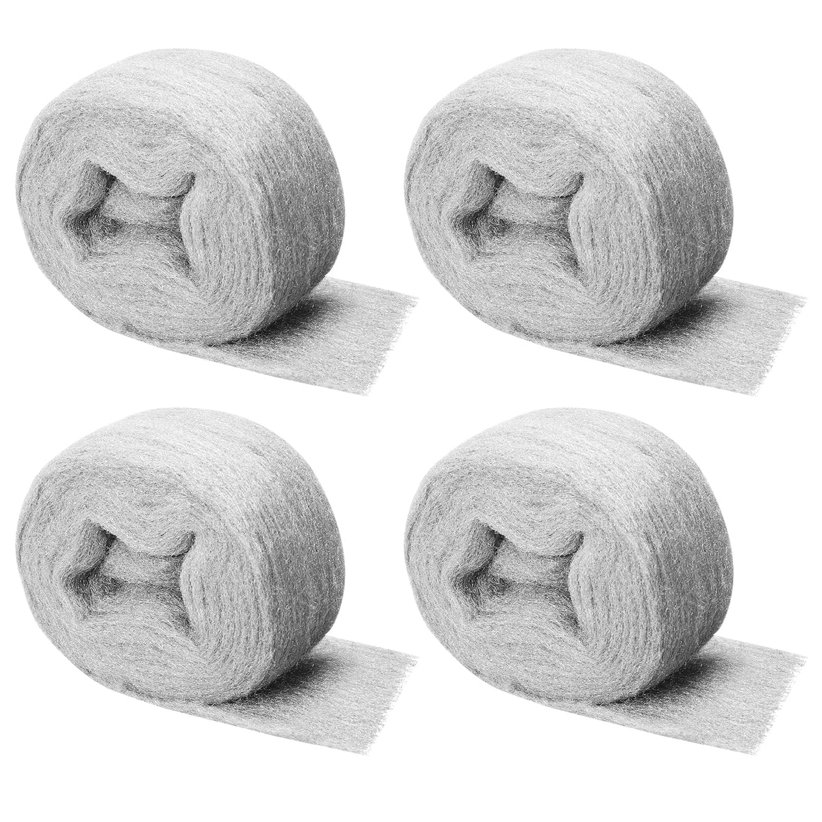 Steel Wool Mice Control, #1 Coarse, 3.1 inch x 13 ft, 4 Pack