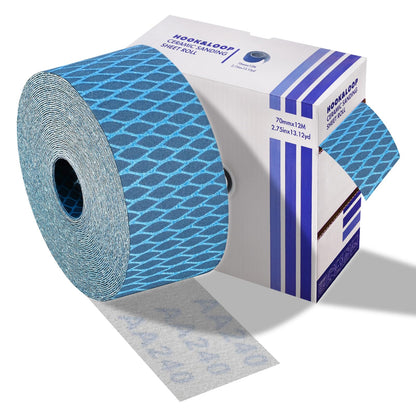 5 Pack Hook and Loop Longboard Sandpaper Rolls, 2-3/4" x 5 Yards