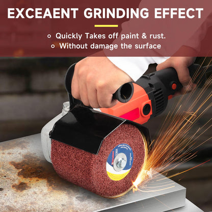 Shinboc 4.7 x 4 Inch Surface Conditioning Drum, 60 Grit Non-Woven Abrasive