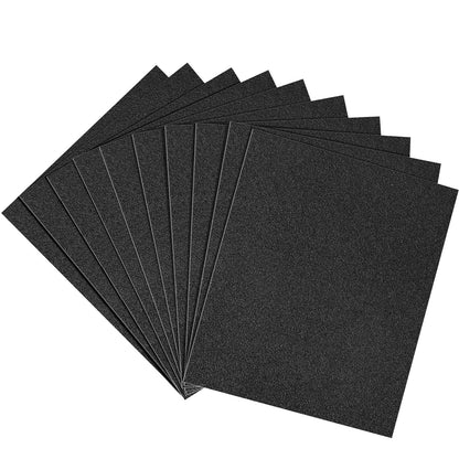Sandpaper Assortment, Wet Dry Sand Paper 9 x 3.6 Inch