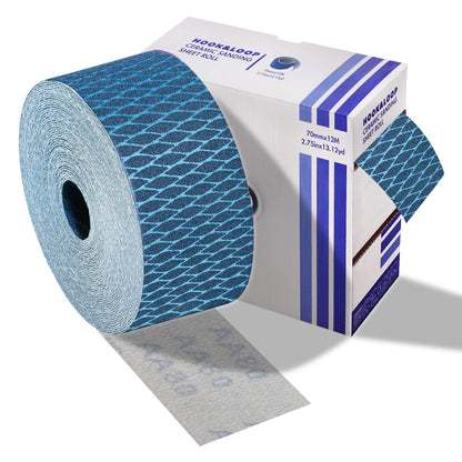 5 Pack Hook and Loop Longboard Sandpaper Rolls, 2-3/4" x 5 Yards