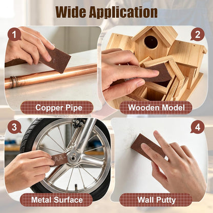 180 Grit Emery Cloth Roll for Copper Pipe Sanding 1-1/2 Inch