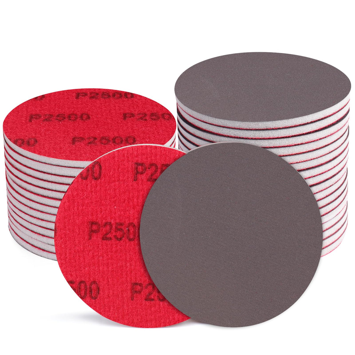 Shinboc 18 PCS 5 Inch Sanding Sponge Assortment, Bowling Ball Sanding Pads