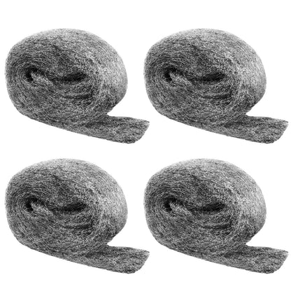 Steel Wool Mice Control, #1 Coarse, 3.1 inch x 13 ft, 4 Pack