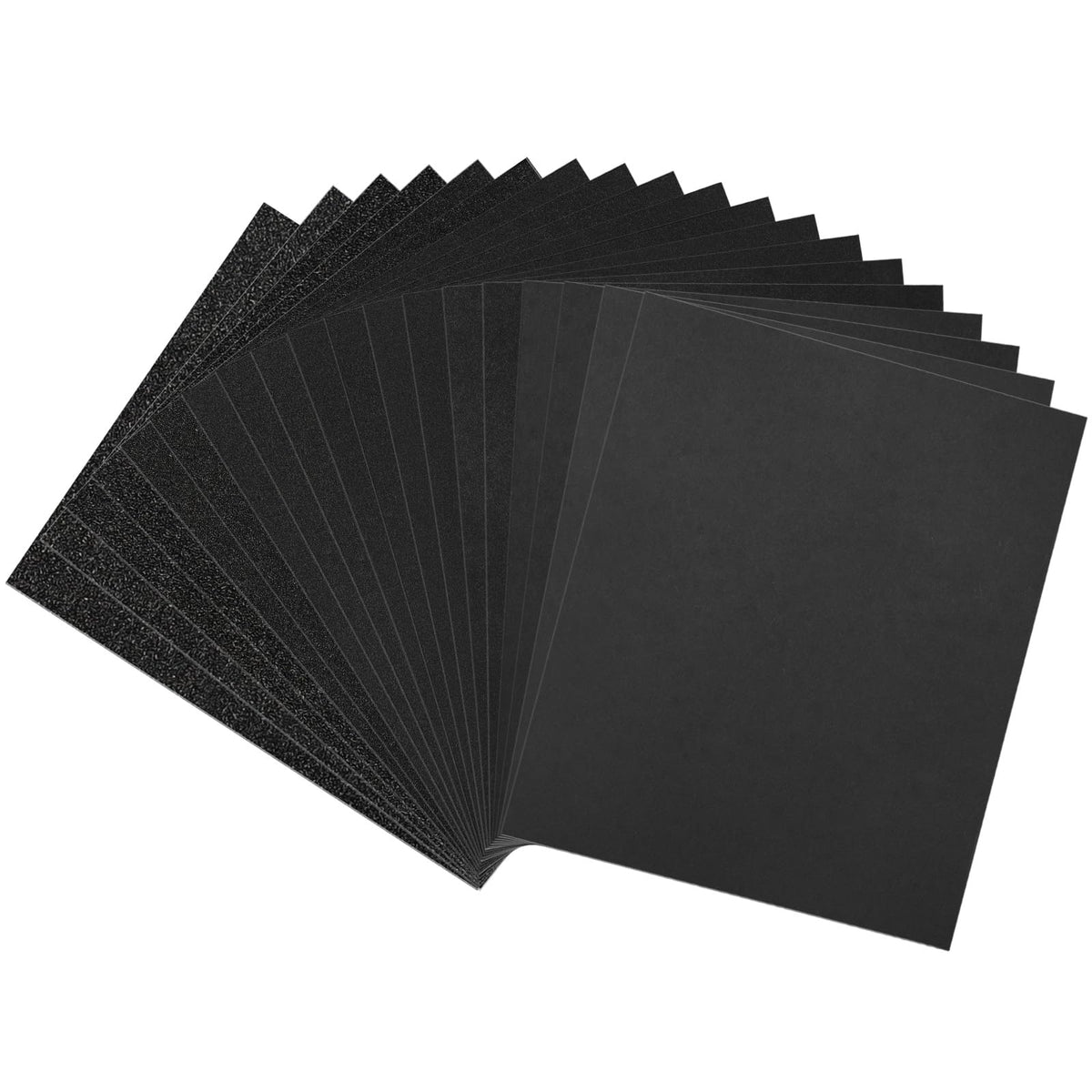 18-Sheet 9 x 11 Inch Sandpaper Assortment, Wet Dry Sand Paper 120/180/240/320/400/600/800/1000/2000 Grit, for Wood Metal Automotive Sanding and Polishing