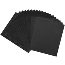 18-Sheet 9 x 11 Inch Sandpaper Assortment, Wet Dry Sand Paper 120/180/240/320/400/600/800/1000/2000 Grit, for Wood Metal Automotive Sanding and Polishing